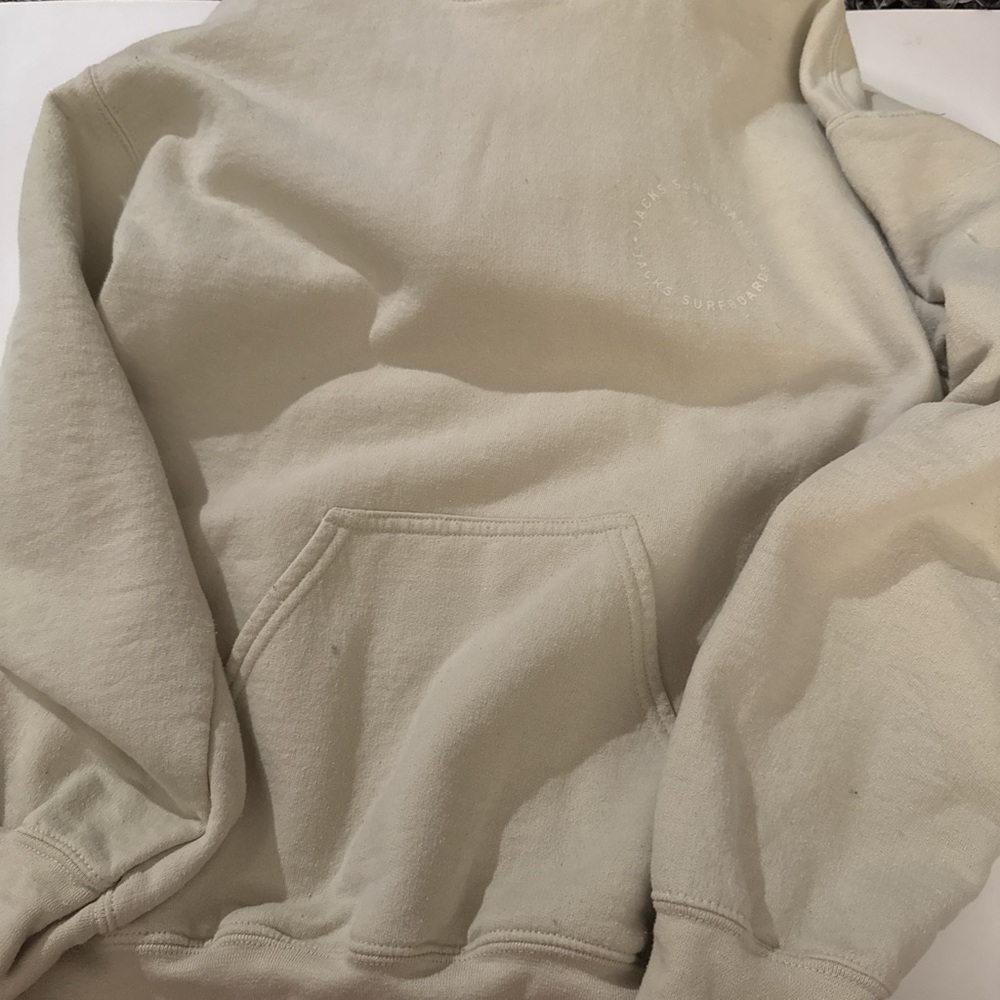 Men's Beige Crewneck Sweater